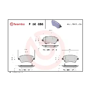 BREMBO P56086