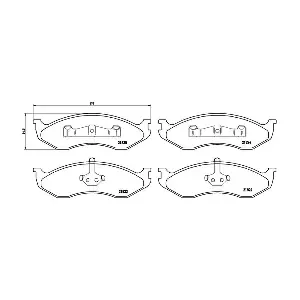 BREMBO P37004