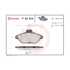 BREMBO P23072