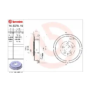14E27810 BREMBO