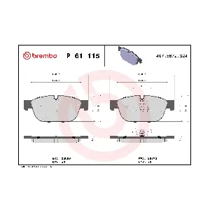 P61115 BREMBO