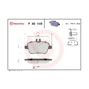 P 50 140 BREMBO