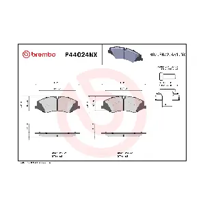 BREMBO P44024NX