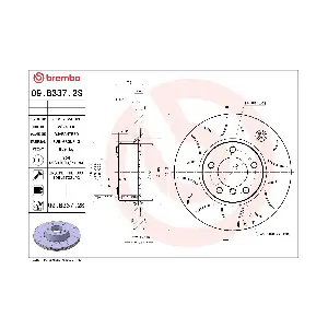 BREMBO 09.B337.2S