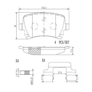 BREMBO P85095N