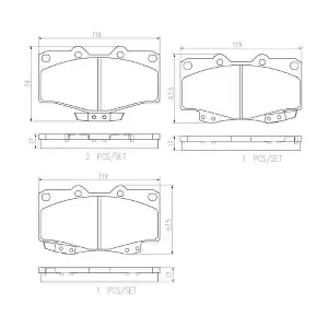 BREMBO P83156N
