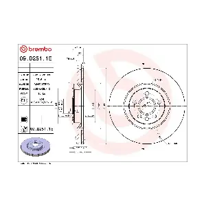 BREMBO 09D2511E