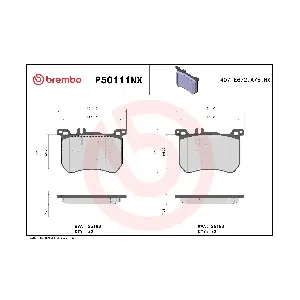 BREMBO P50111NX