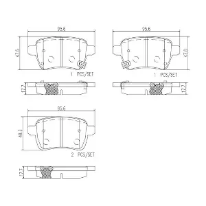 P23156N BREMBO