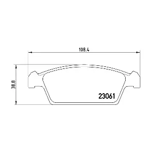 BREMBO P 15 001