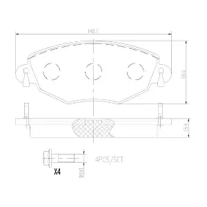 BREMBO P24060N