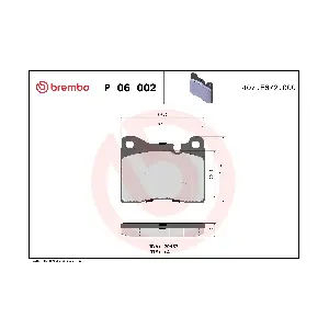BREMBO P06002