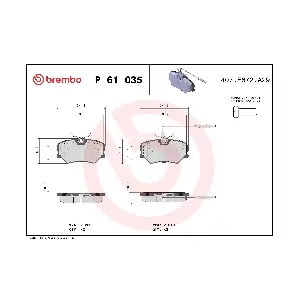 BREMBO P61035