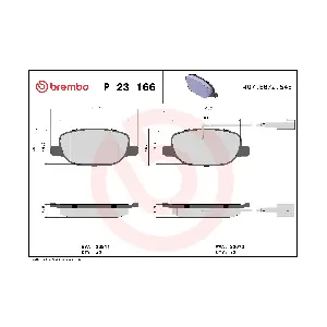 BREMBO P23166
