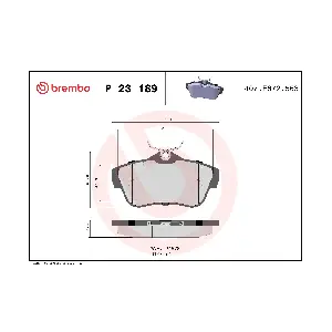 BREMBO P23189