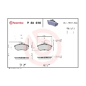 BREMBO P85016