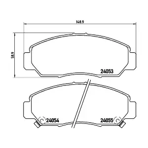 BREMBO P28047