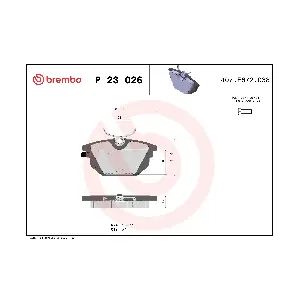 BREMBO P23026