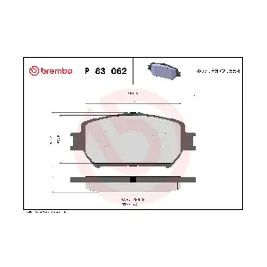 BREMBO P83062