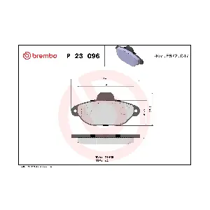 BREMBO P23096