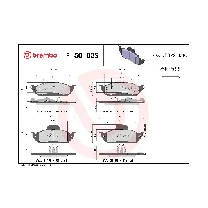 P 50 039 BREMBO