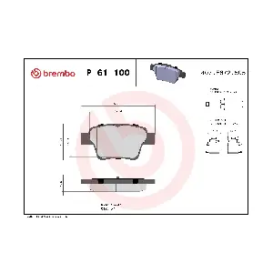 BREMBO P 61 100