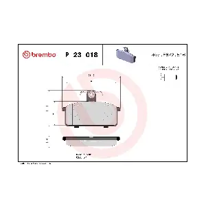 BREMBO P 23 018