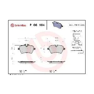 P06104 BREMBO