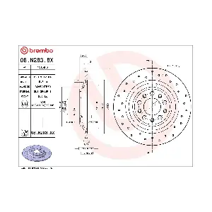 08.N283.8X BREMBO