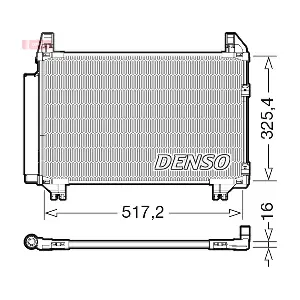 DENSO DCN50101 Конденсатор, система кондиціонування повітря