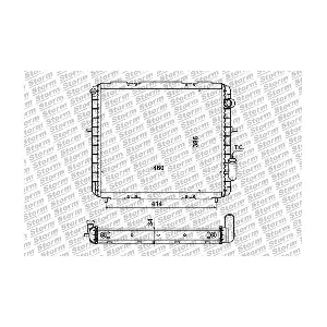 STORM QUALITY PARTS 81003 Радіатор, система охолодження двигуна