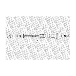 STORM QUALITY PARTS 350145 Тросовий привод, привод зчеплення