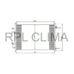 RPL QUALITY CA427 Конденсатор, система кондиціонування повітря