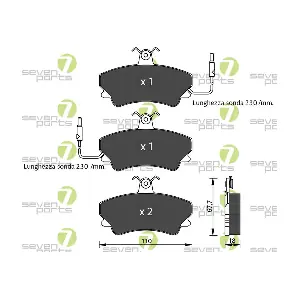 7 SEVEN PARTS SVP15421