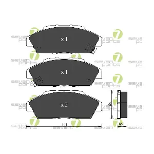 7 SEVEN PARTS SVP21270