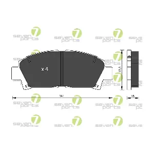 7 SEVEN PARTS SVP17290
