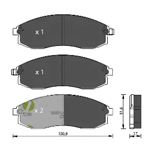 7 SEVEN PARTS SVP26700