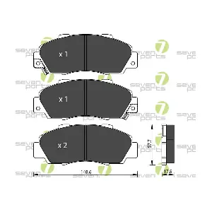 7 SEVEN PARTS SVP17090