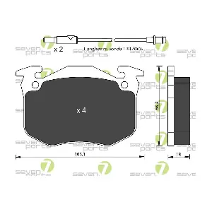 7 SEVEN PARTS SVP13360