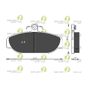 7 SEVEN PARTS SVP12591