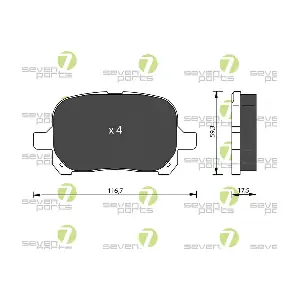 7 SEVEN PARTS SVP20520
