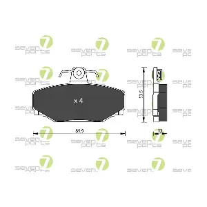 7 SEVEN PARTS SVP15160