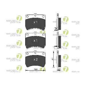 7 SEVEN PARTS SVP14690