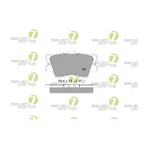 7 SEVEN PARTS SVP24480