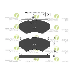 7 SEVEN PARTS SVP20356
