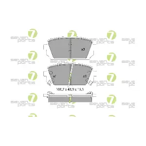 SVP25560 7 SEVEN PARTS