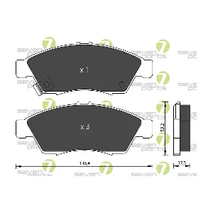 7 SEVEN PARTS SVP22290