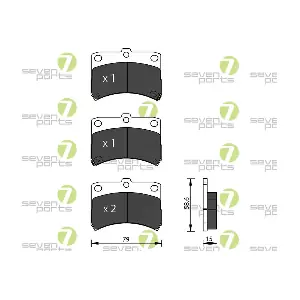 7 SEVEN PARTS SVP22210
