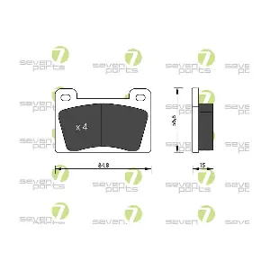 7 SEVEN PARTS SVP11550