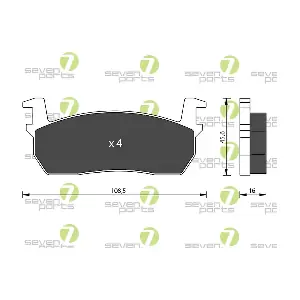 7 SEVEN PARTS SVP12981